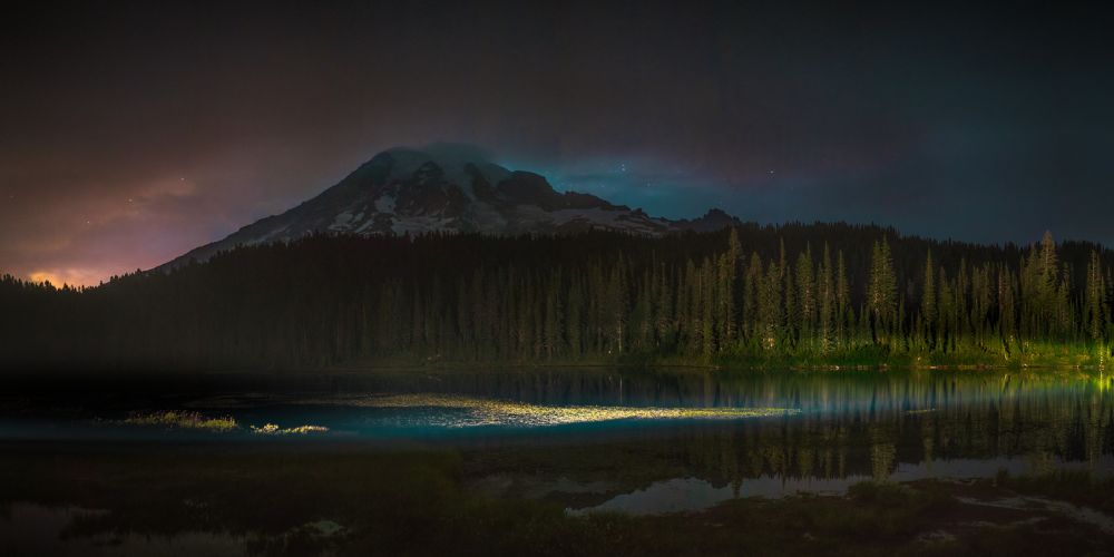 Night at Reflection Lakes