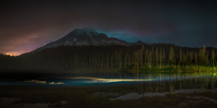 Night at Reflection Lakes