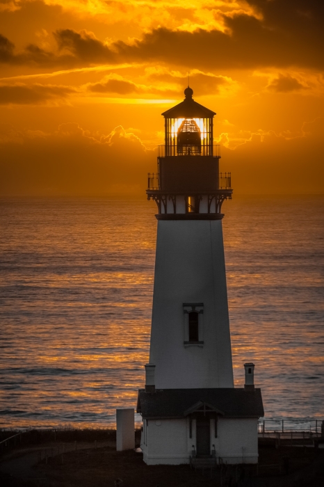 Sunset at Yaquina Head