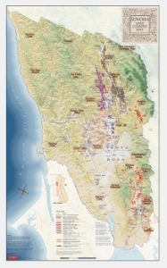 Vinmaps Sonoma Wine Country Map