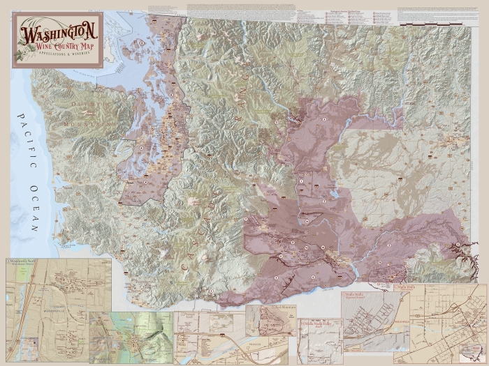 Vinmaps WA Wine Country Map