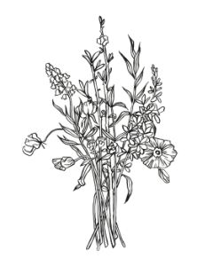 137866Z Black & White Bouquet IV