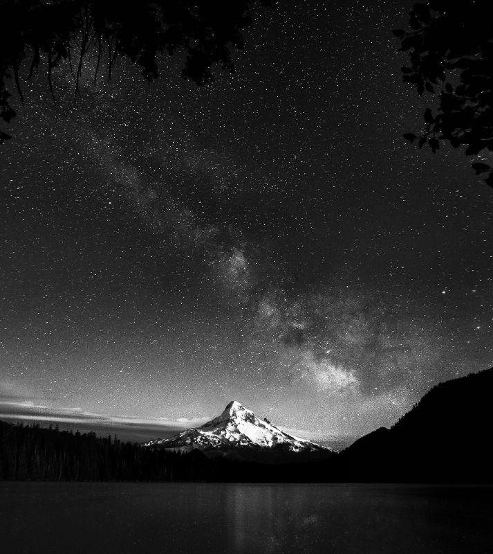 Mt Hood B&W