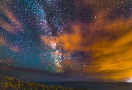Milky Way over Puget Sound