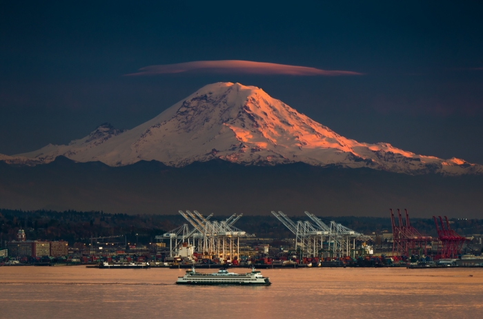 Mt Rainier over SODO