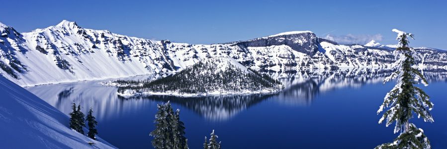 Crater Lake Winter