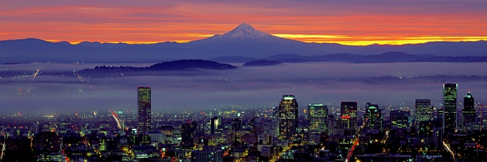 Portland Foggy morning