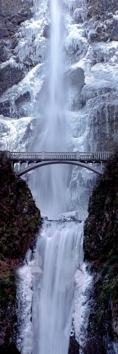 Multnomah Falls Winter