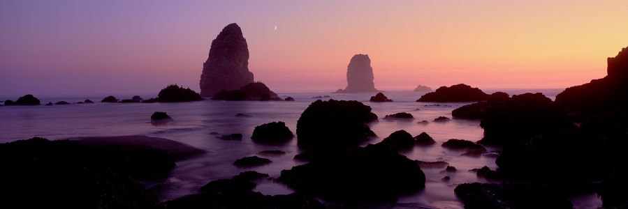 Moon over the Needles