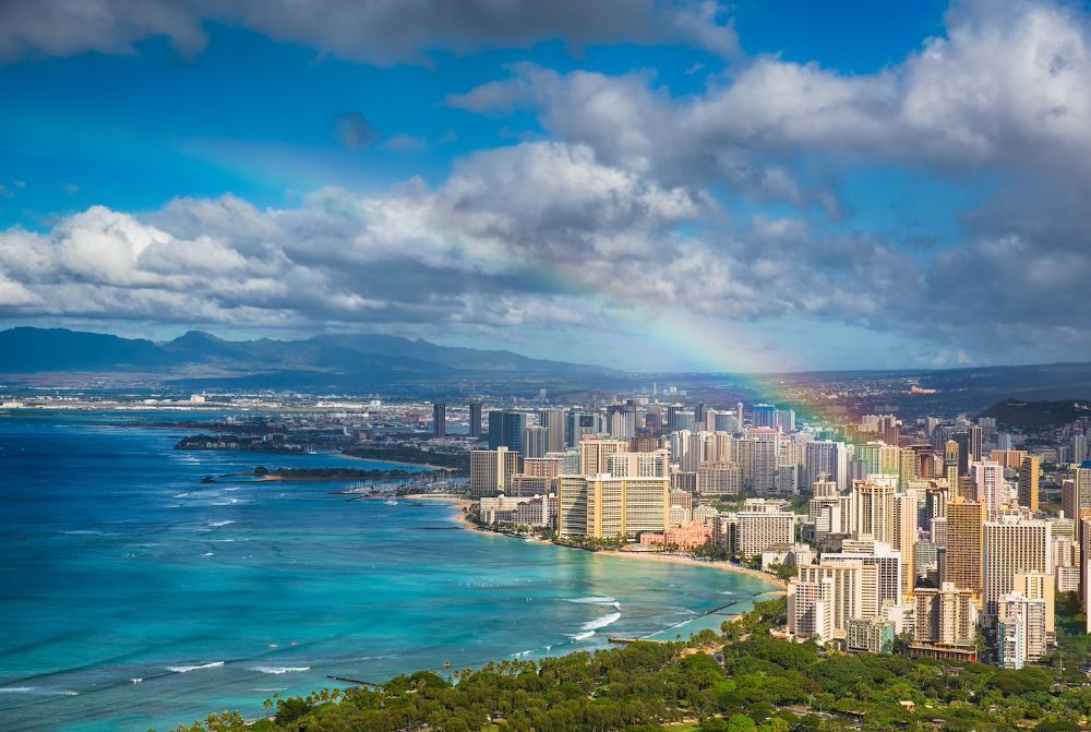 Rainbow over Hawaii