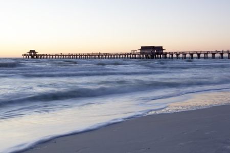 Beautiful sunset in Naples, Florida