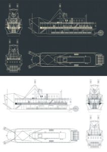 Paddle steamer blueprints