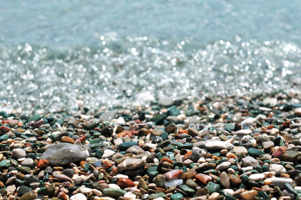 sea pebbles