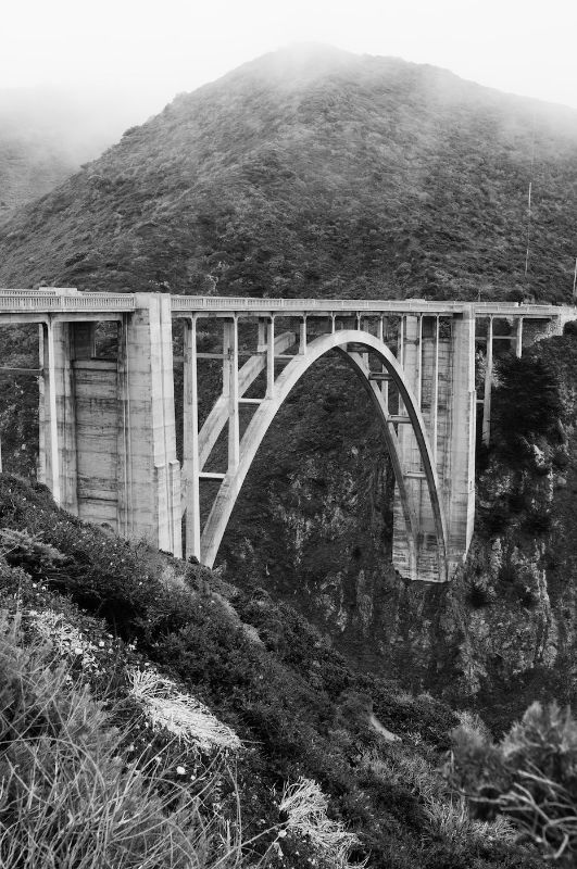 Bixby Bridge in Fog