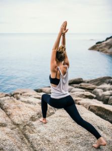 Yoga on the beach