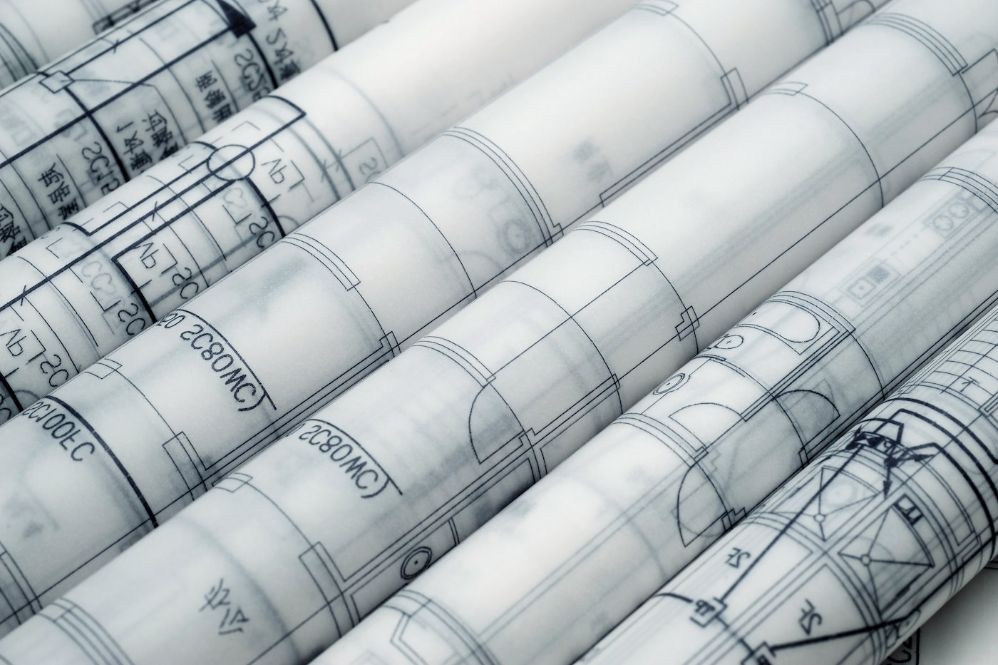 Construction Engineering Blueprint-Real Estate  Printout Documen
