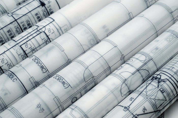 Construction Engineering Blueprint-Real Estate  Printout Documen