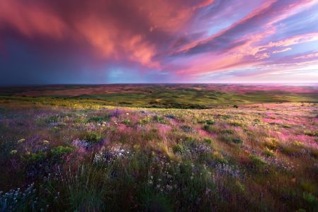 Stormy clouds over Palouse