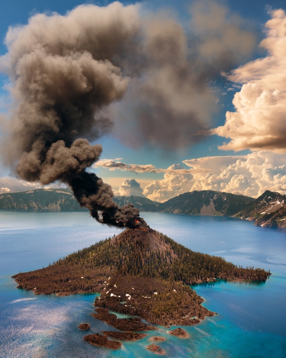 Crater Lake Eruption