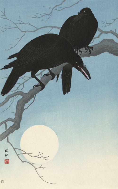 Two Crows On A Branch 1927