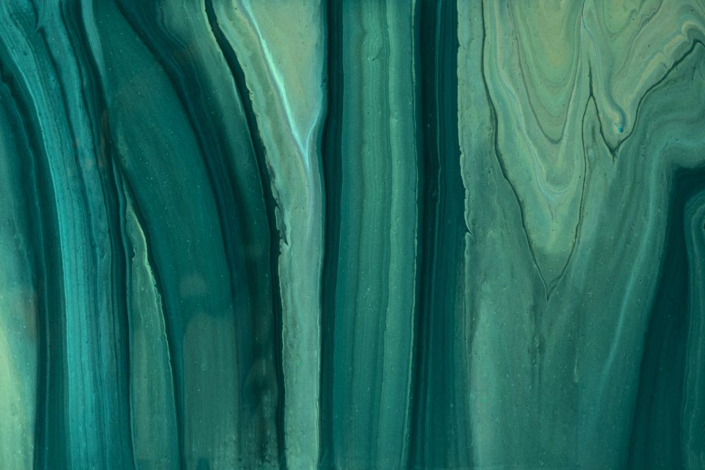 Abstract fluid art background dark green and olive glitter color