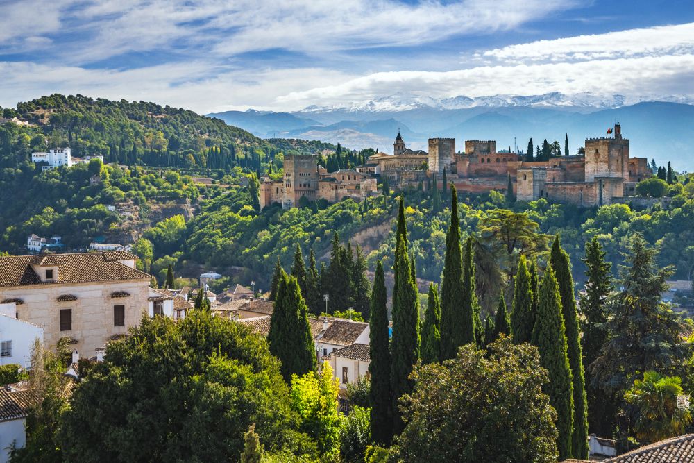 The Alhambra at Granada Spain