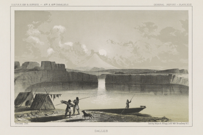 1855 Natives at a Camp on the Sh