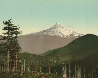 1898 Mount Hood Oregon Poster