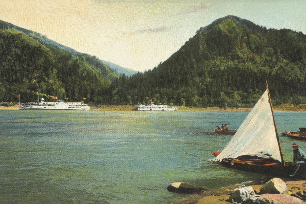 1908 The Columbia near Bonnefille