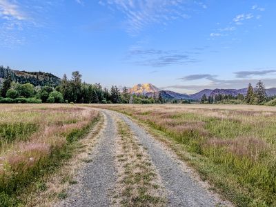 Country road to Rainier