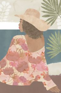 Terracotta Flower Lady I