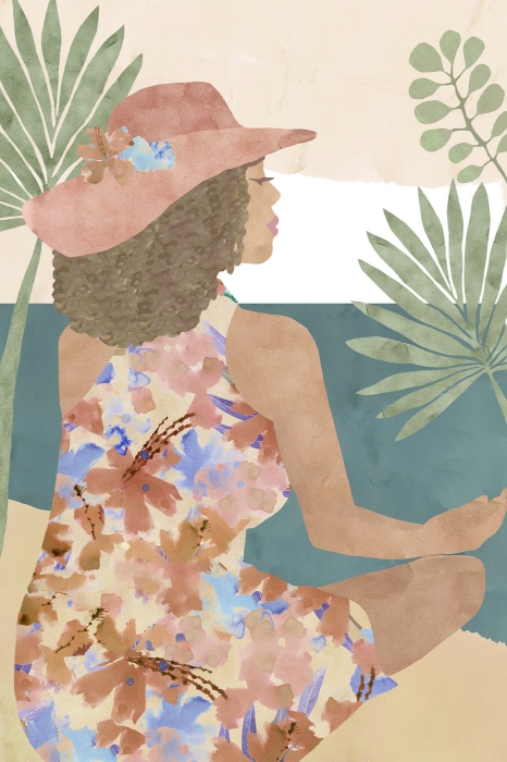 Terracotta Flower Lady II